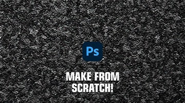 Make from scratch! The texture of the Black Asphalt in Photoshop 2022