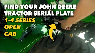 How To Find Your John Deere Compact Tractor Serial Plate #automobile #lawnmowingbusiness  #johndeere