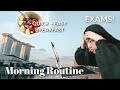 My 7:30AM Morning Routine before an Exam! // Last minute exam preparation
