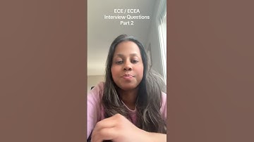 Child Care Interview Questions (ECE/ ECEA) - Part 2 #childcare #interview #ece #ecea #canada