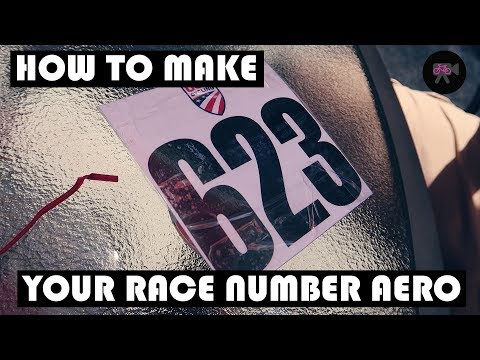 How to Make Your Race Number Aero