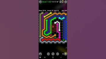 How To Solve Flow Free Hexes Jumbo Rainbow Pack Level 148 Board Walk Through Solution Walkthrough