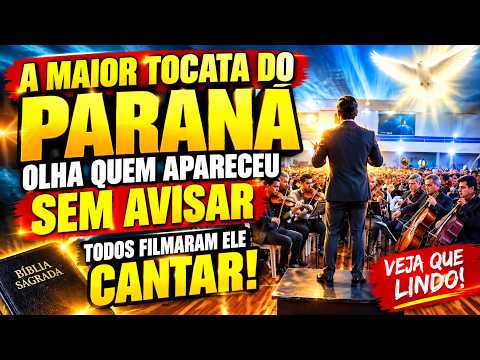 A MAIOR TOCATA DO PARANÁ OLHA QUEM APARECEU SEM AVISAR -TODOS FILMARAM ELE CANTAR!!VEJA QUE LINDO!