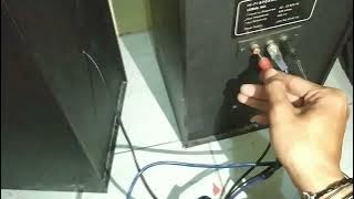 Cara memasang kabel pada speaker aktif
