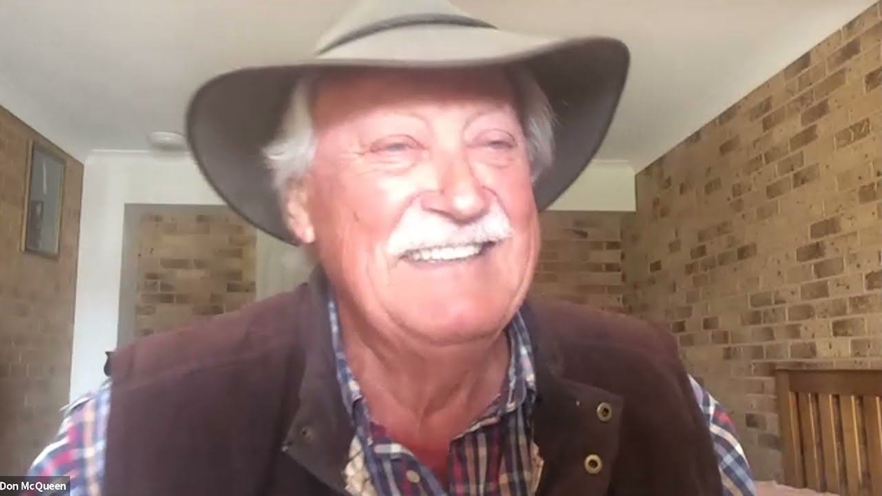 Don McQueen, The Bush Balladeer webinar recording Bayside Senior Festival