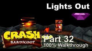 Crash Bandicoot - 100% Playthrough, Part 32: Lights Out (Gem Collection Revisit) screenshot 5