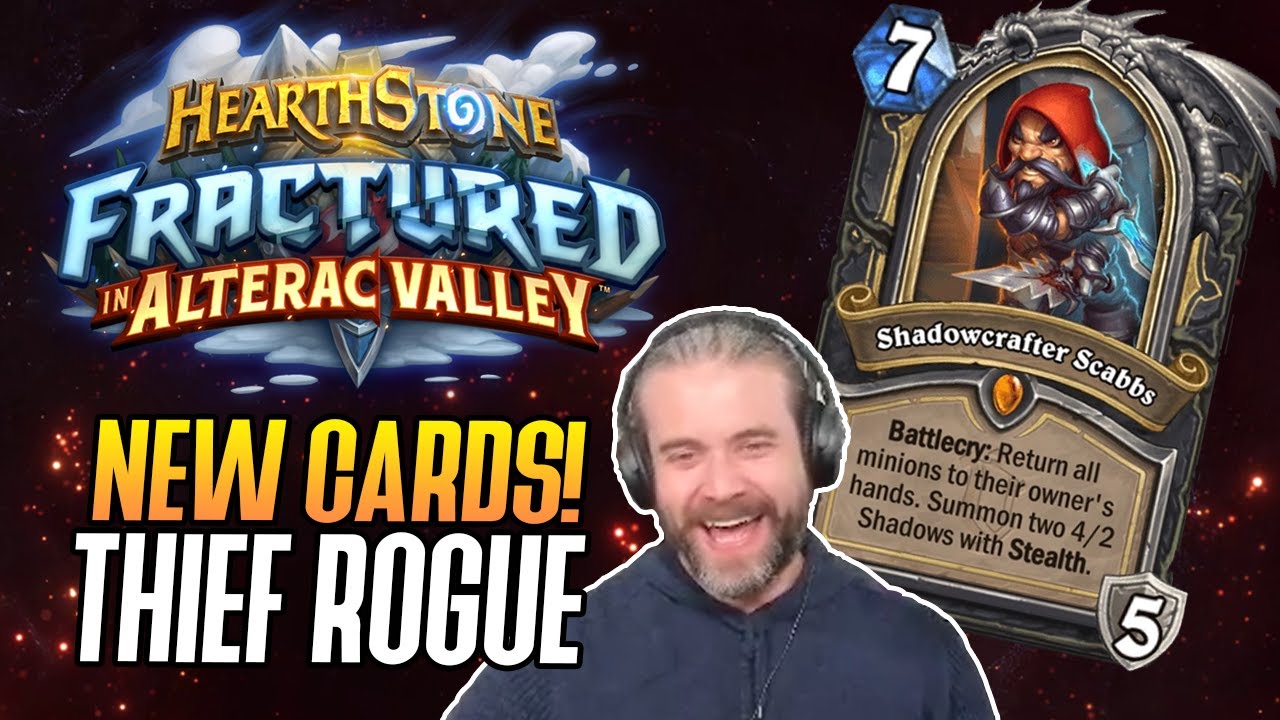 (Hearthstone) MORE NEW CARDS! Thief Rogue in Alterac Valley