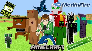 BEN10 ALIEN FORCE V2.5 ADDON/MOD IN Minecraft PE/BEDROCK For Android/PC DOWNLOAD MEDIAFIRE screenshot 4