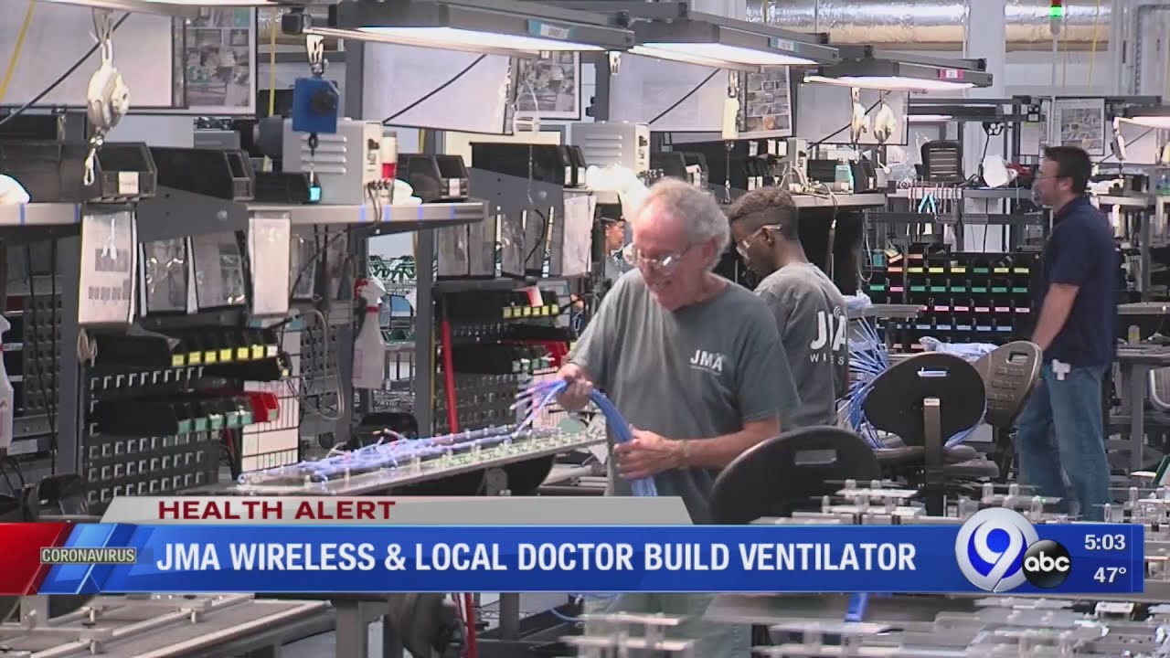 JMA Wireless & local doctor build ventilator