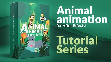 17 Scene Designer Overview - Animal Animation Explainer Toolkit for After Effects