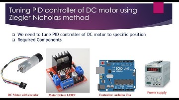 Step by step tutorial to tune PID controller of DC motor with encoder using Ziegler Nicholas method