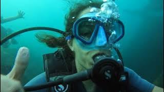 Baptême de plongée Elise Lisa Firdaous Gwendal Thibaud Guillaume Gauthier Amed Bali Abyss