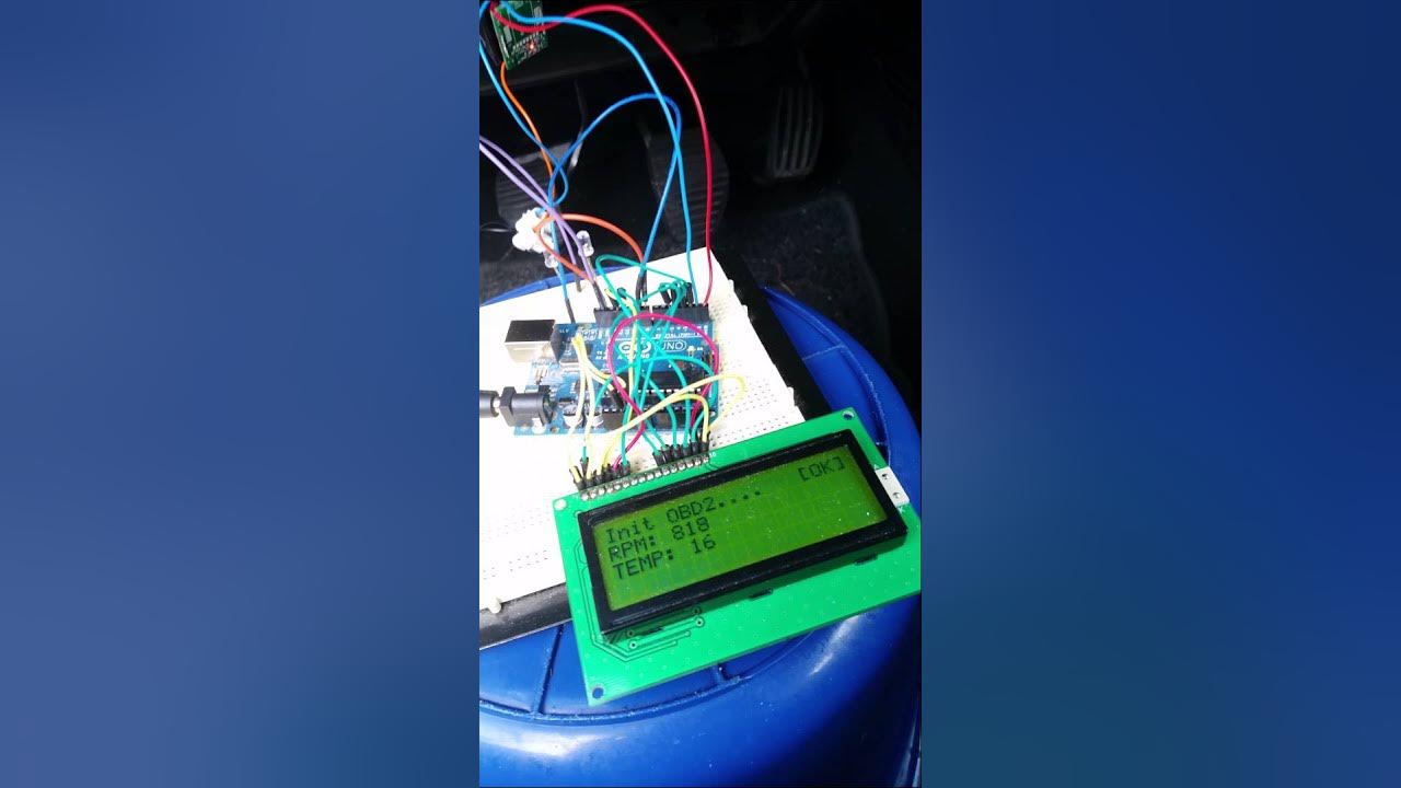 Arduino OBD2 interface reading data from car - YouTube