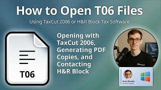 How to Open T06 Files (TaxCut 2006 Tax Return) screenshot 1