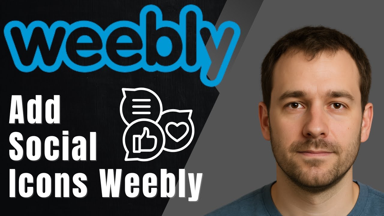 How to Add Social Media Icons in Weebly (2025 Tutorial) - YouTube