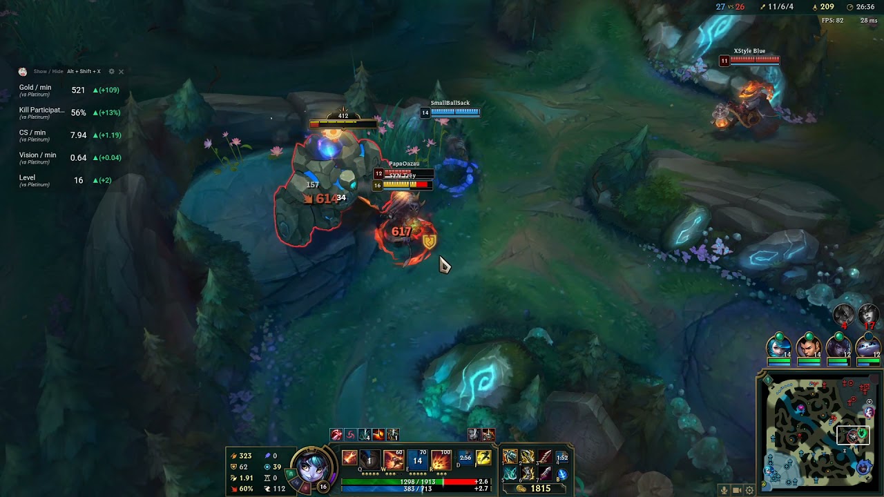 When Rengar gets caught in the crossfire