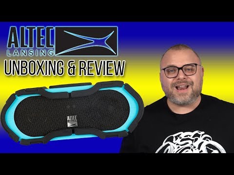 Altec Lansing BoomJacket Jolt Bluetooth Speaker and Wireless Charging