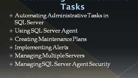 Learn how to maintain a SQL Server 2008 database