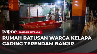 Download Lagu Kampung Rawa Indah Kelapa Gading Banjir Setinggi 60 Sentimeter usai Hujan Deras | Kabar Utama MP3