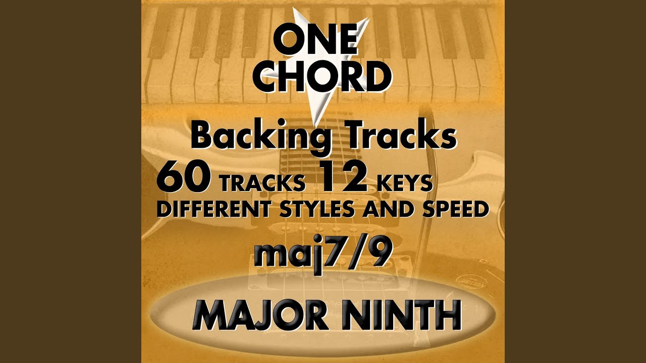 Bmaj7-9 Ballad Backing Track One Chord