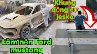 Siêu Xe Ford Mustang Tiến Vào Làm Nền Và Làm Khung Gầm Cho Jesko