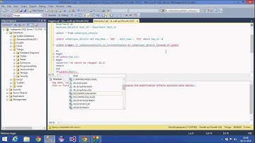 30.SQL Server Tutorial -Telugu(DML instead of trigger for update statement)