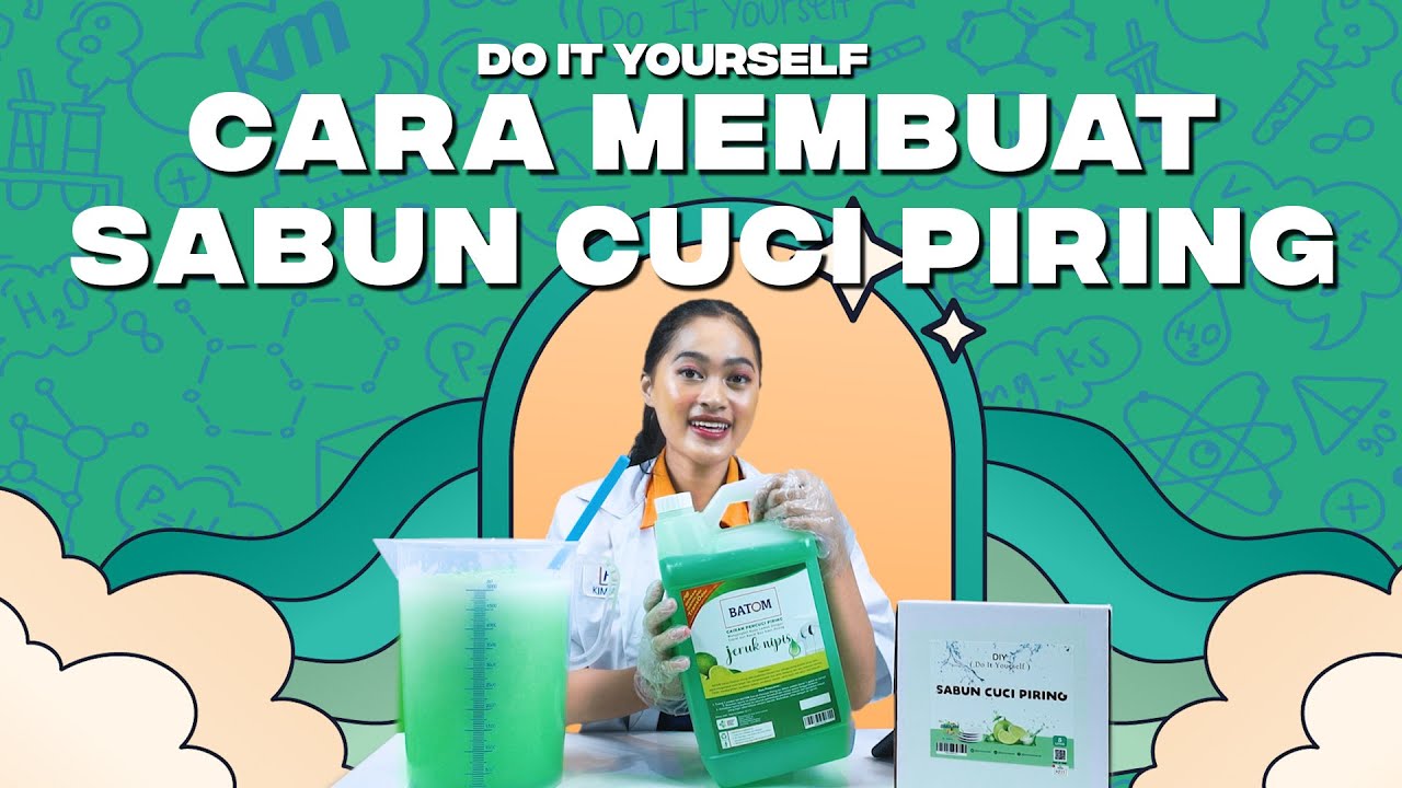 CARA MUDAH MEMBUAT SABUN CUCI PIRING SEBANYAK 5 LITER! -DIY