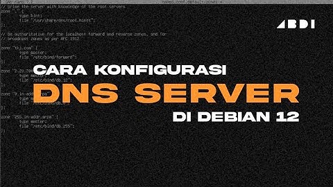 Cara Konfigurasi DNS Server di Debian 12 VirtualBox