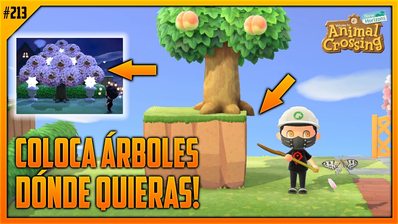 TRUCO] CÓMO COLOCAR ÁRBOLES ? DÓNDE QUIERAS! [GLITCH] EP. 213 | ANIMAL  CROSSING NEW HORIZONS - YouTube