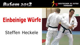 Einbeinige Würfe - Steffen Heckele / Ju-Jutsu Bundesseminar 2012