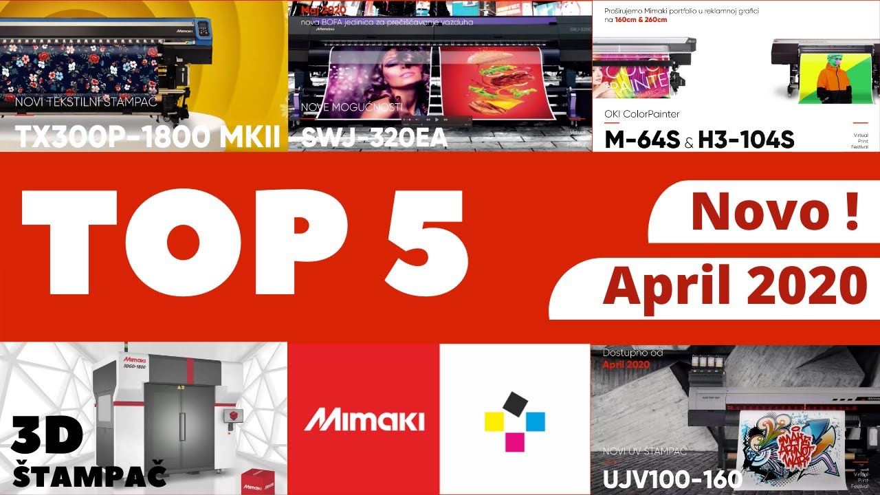 Mimaki štampači - novo u ponudi 🆕