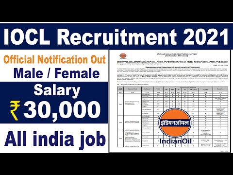 What’s the job vacancy in IOCL?