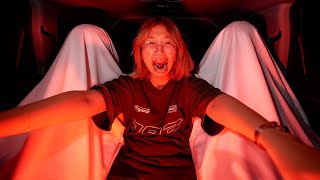 PRINCESS TRAPPED IN A CAR WITH A MYSTERIOUS GHOST!!