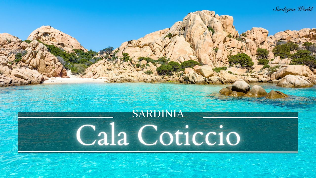 Spiaggia Di Cala Coticcio, Sardegna, Italy Stock Photo - Image of rocks