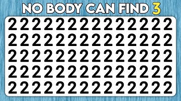 ULTIMATE OBSERVATIONS SKILLS TEST | FIND THE ODD NUMBER AND LETTER EDITION