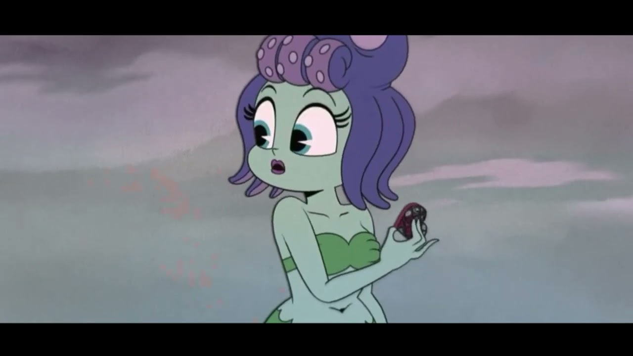 Cala Maria KISSES Captain BrineyBeard Farewell   Cuphead Show Season 2 Clip