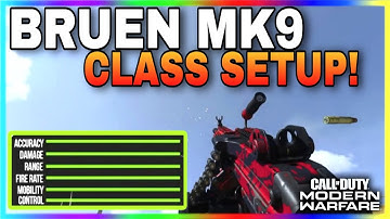 *NEW* BEST BRUEN MK9 CLASS SETUP in MODERN WARFARE | 3 SHOT BRUEN MK9 CLASS SETUP! (COD MW 1.20)
