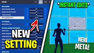 The Auto Confirm Edits Fortnite Setting! (NEW Instant Edit Resets on Mouse/Controller)