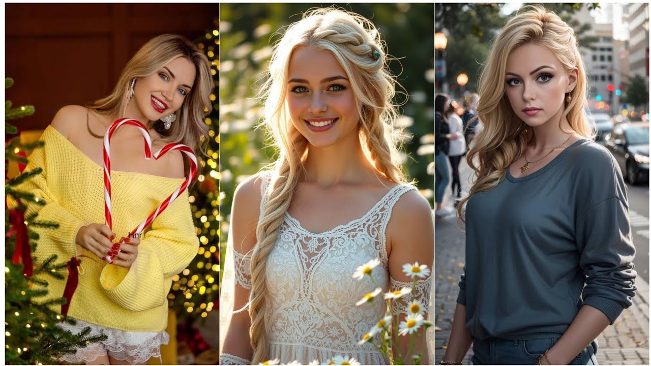 4K AI Art Lookbook | Милые реалистичные портреты красивых девушек 🎀