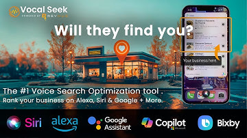 Vocal Seek: The #1 Voice Search Optimization Tool for Alexa, Siri & Google