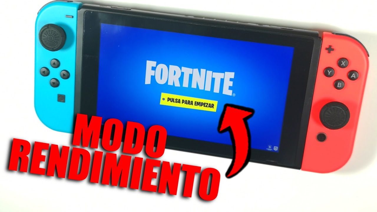 ️ Como PONER el MODO RENDIMIENTO en FORTNITE NINTENDO SWITCH 😎 - YouTube
