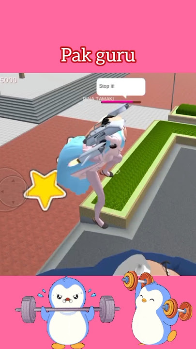 Tamaki runs away from the teacher #sakura #sakuraschoolsimulator #shorts