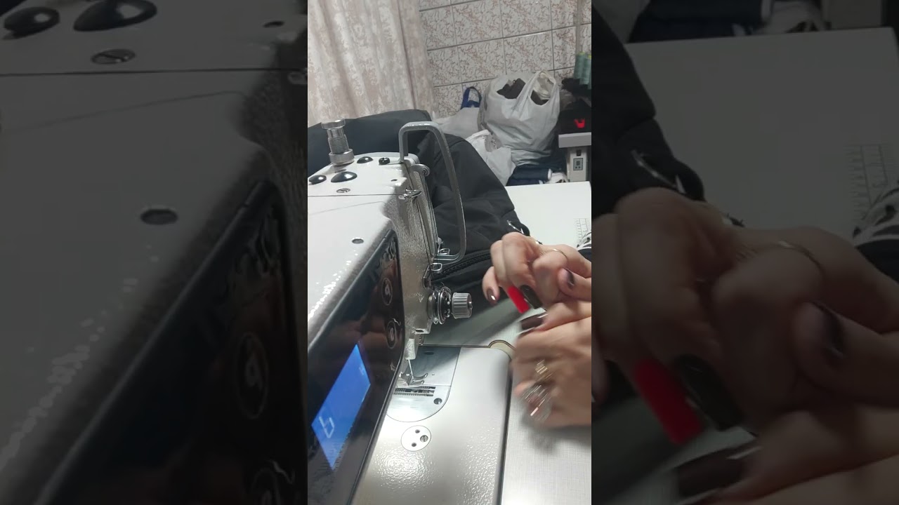 Как заменить змейку в зимнюю куртку на синтепоне 3 этап