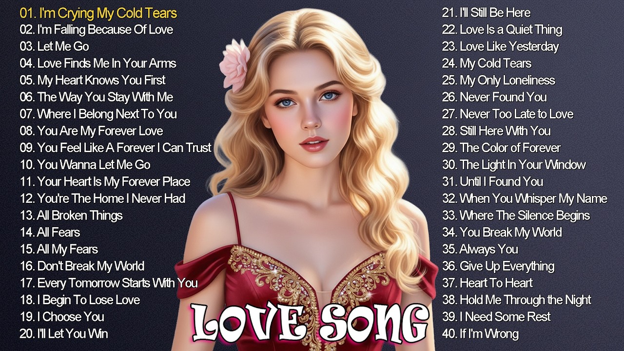 Heartbroken love songs playlist - I'm Crying My Cold Tears