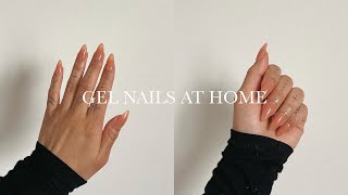 how I do my gel nails at home | faye claire