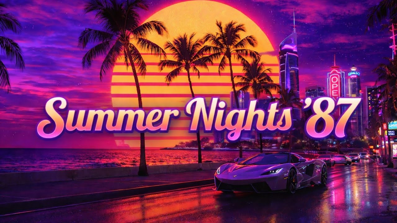 Summer Nights ’87 ☀️🌙 | 80’s Synthwave 🎹 | Retrowave 🌴 | Epic Symphonic Beats 🎻✨