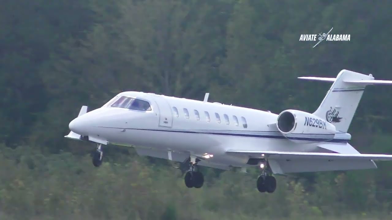 Brad Keselowski Private Jet Arrives and Leaves Talladega YouTube