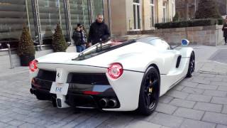 Ferrari laferrari start-up sound in london!!!