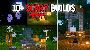 Minecraft | 10 Scary Halloween Build Hacks & Ideas