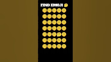 Find Emoji Challenge 🤔 part 13#find #mindgames